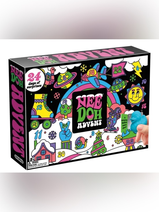 Needoh Accessories - 2026 Authentic Needoh SQUISHMAS Advent Calendar - 24 Mini Needohs - No cancels